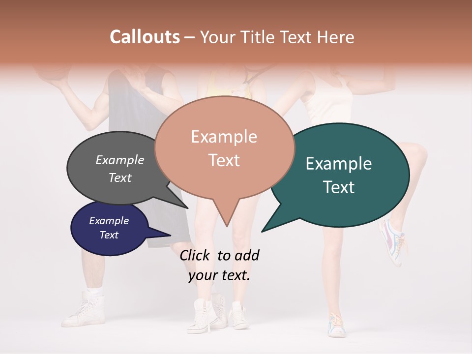 Torso Training Energy PowerPoint Template