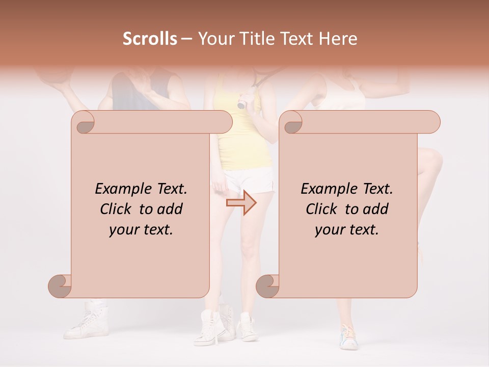 Torso Training Energy PowerPoint Template