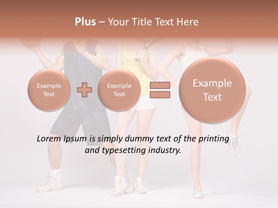 Torso Training Energy PowerPoint Template