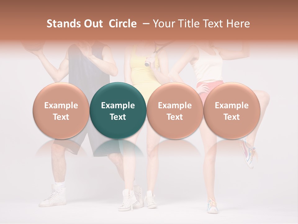 Torso Training Energy PowerPoint Template