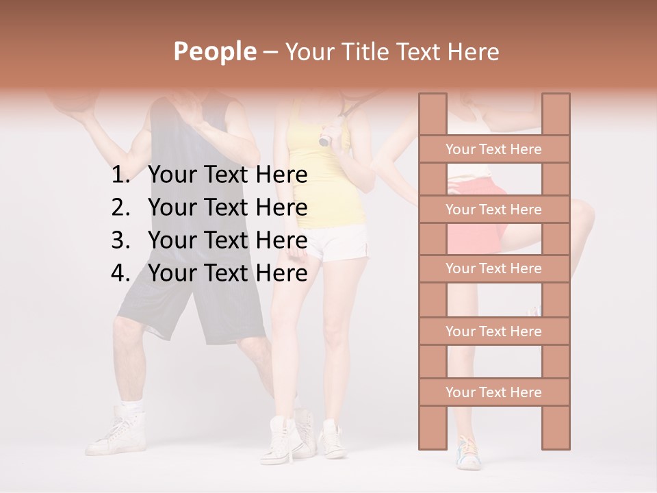 Torso Training Energy PowerPoint Template
