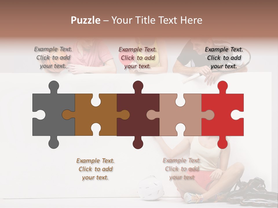 Power Handsome Activity PowerPoint Template