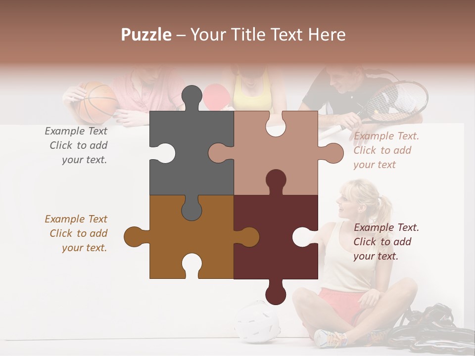 Power Handsome Activity PowerPoint Template