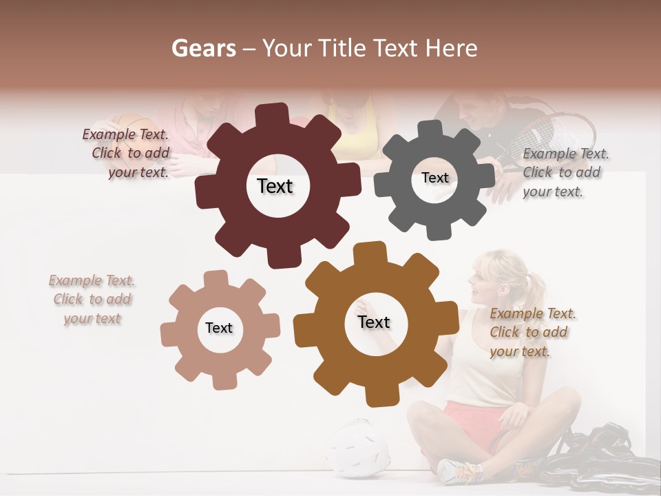 Power Handsome Activity PowerPoint Template