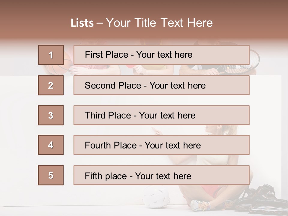 Power Handsome Activity PowerPoint Template