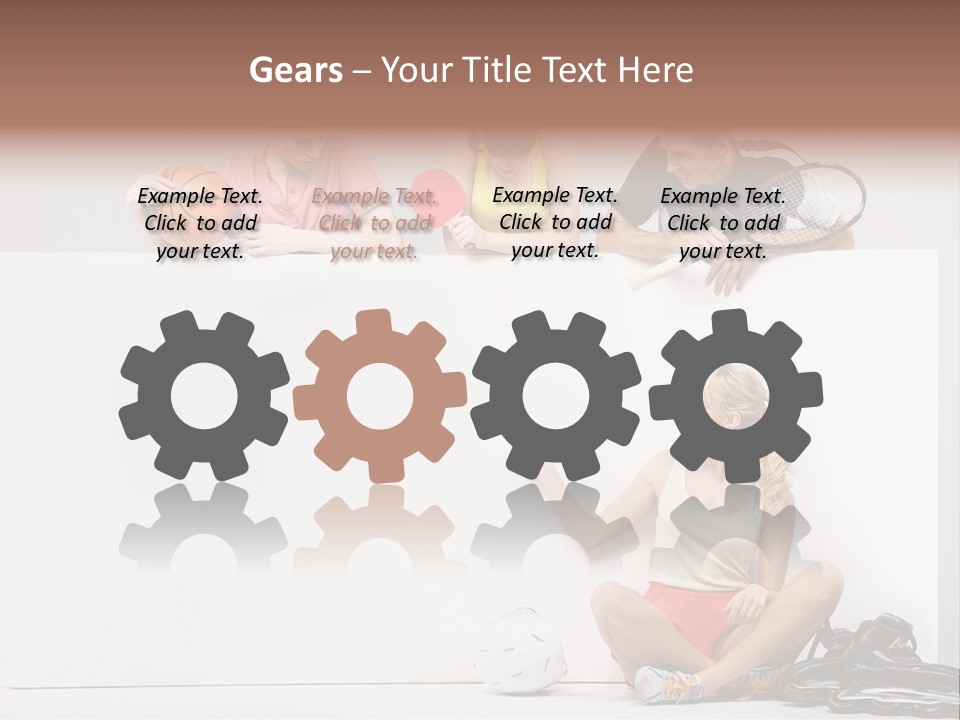 Power Handsome Activity PowerPoint Template