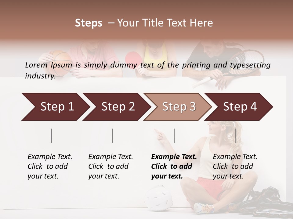 Power Handsome Activity PowerPoint Template