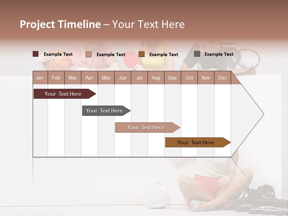 Power Handsome Activity PowerPoint Template