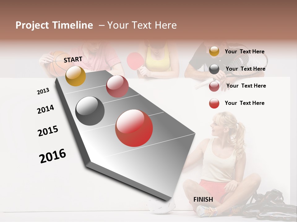 Power Handsome Activity PowerPoint Template