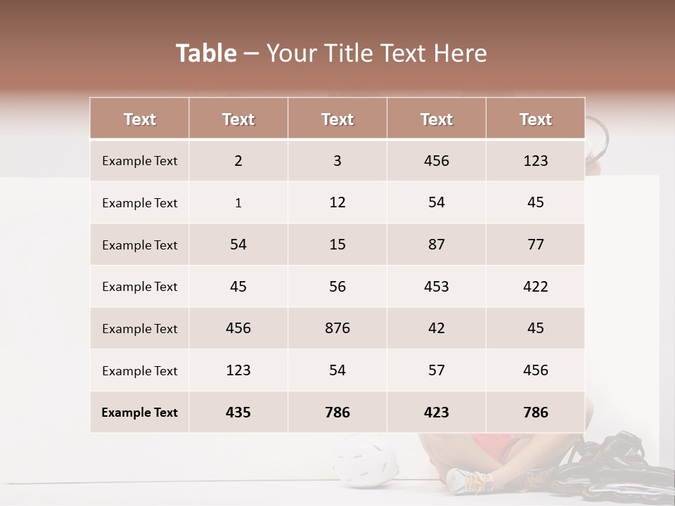 Power Handsome Activity PowerPoint Template