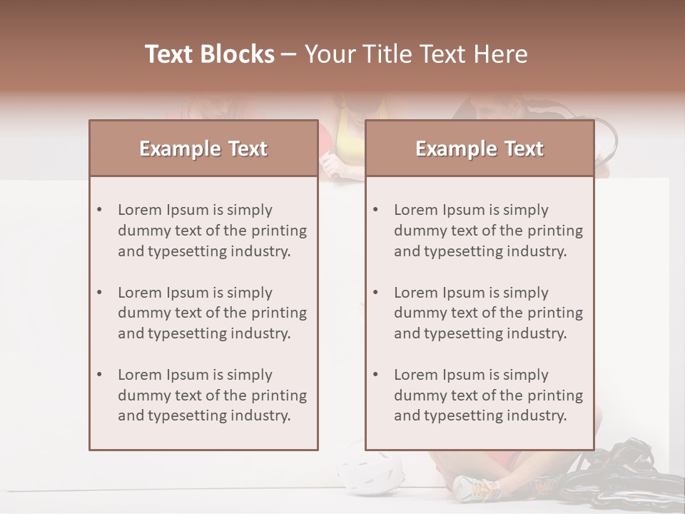 Power Handsome Activity PowerPoint Template
