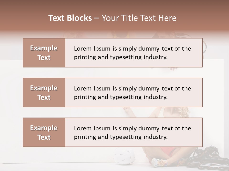 Power Handsome Activity PowerPoint Template