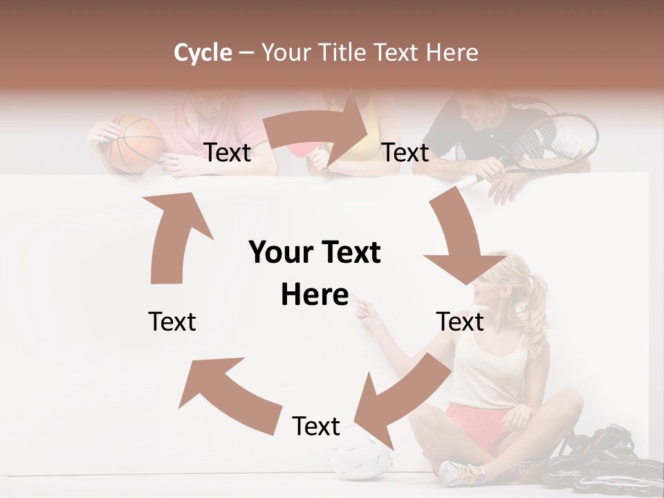 Power Handsome Activity PowerPoint Template