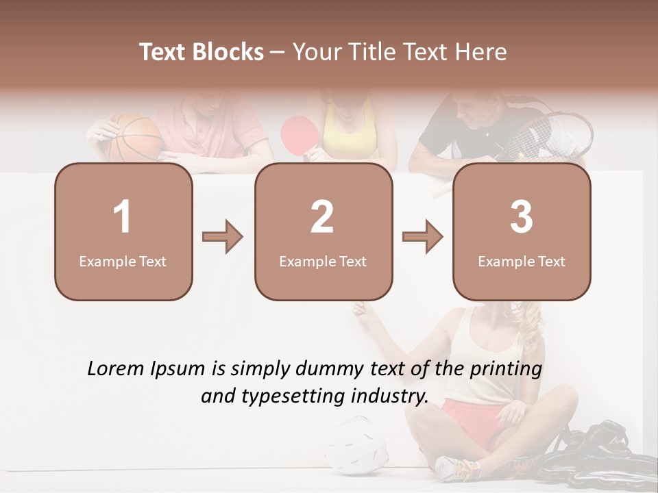 Power Handsome Activity PowerPoint Template