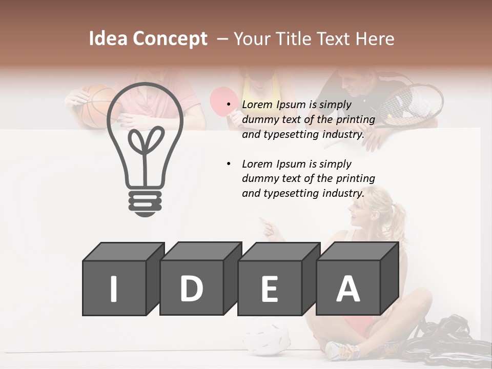 Power Handsome Activity PowerPoint Template