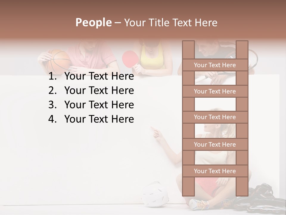 Power Handsome Activity PowerPoint Template