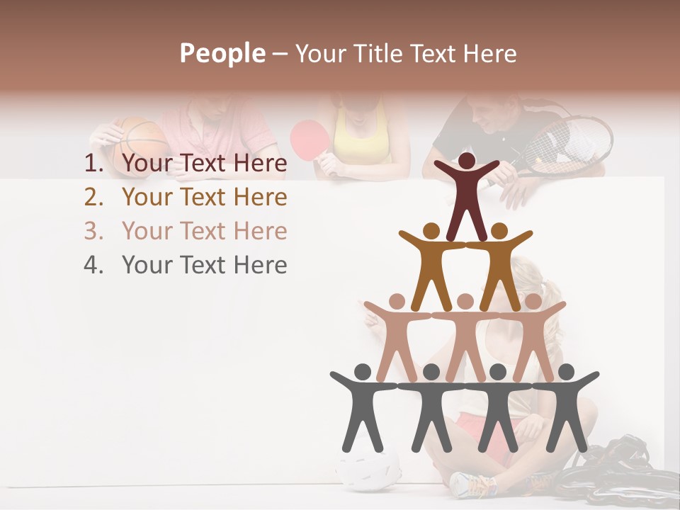 Power Handsome Activity PowerPoint Template