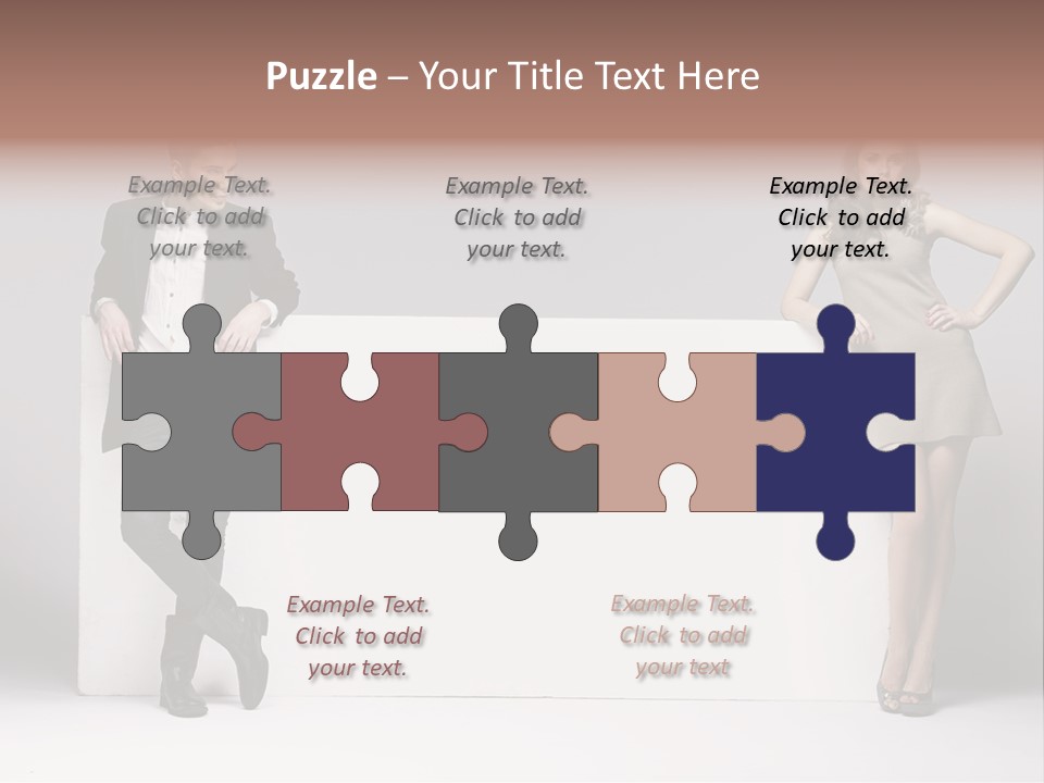 Male Person White Background PowerPoint Template