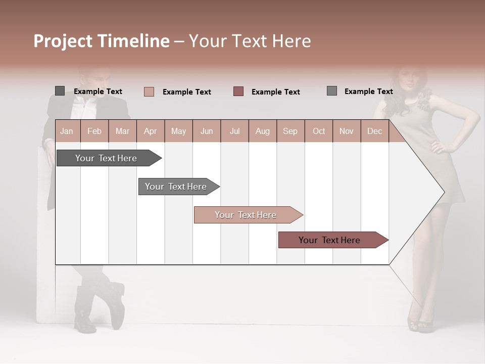 Male Person White Background PowerPoint Template