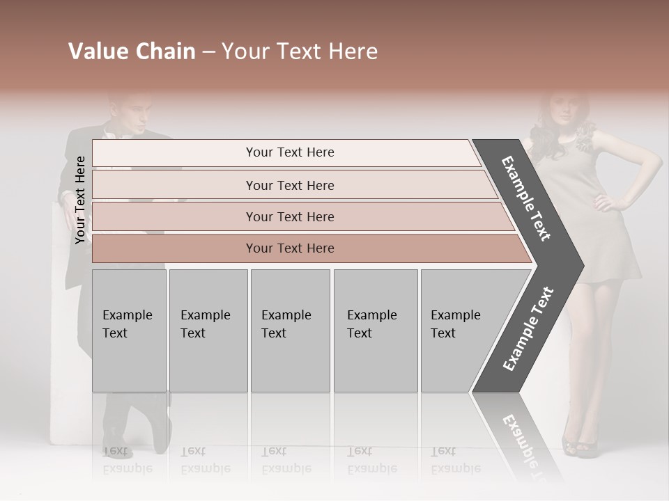 Male Person White Background PowerPoint Template