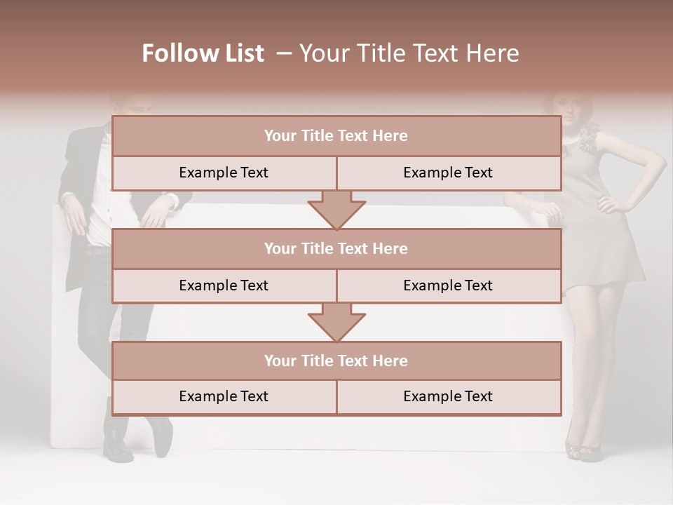 Male Person White Background PowerPoint Template
