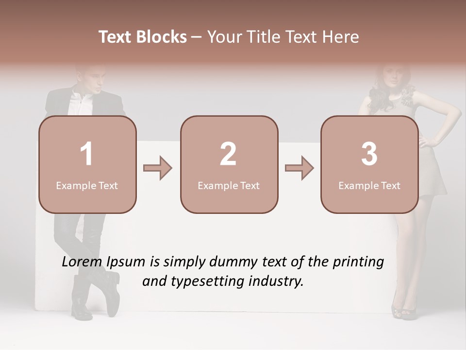 Male Person White Background PowerPoint Template