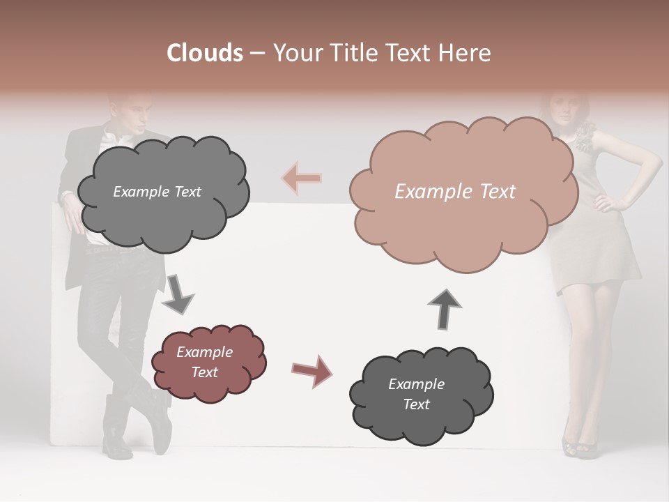 Male Person White Background PowerPoint Template