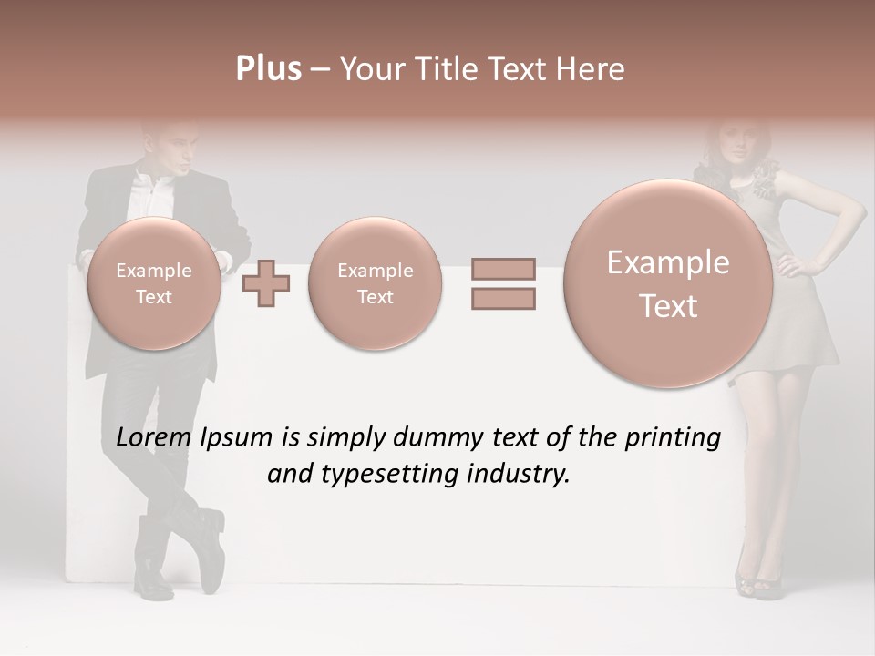 Male Person White Background PowerPoint Template