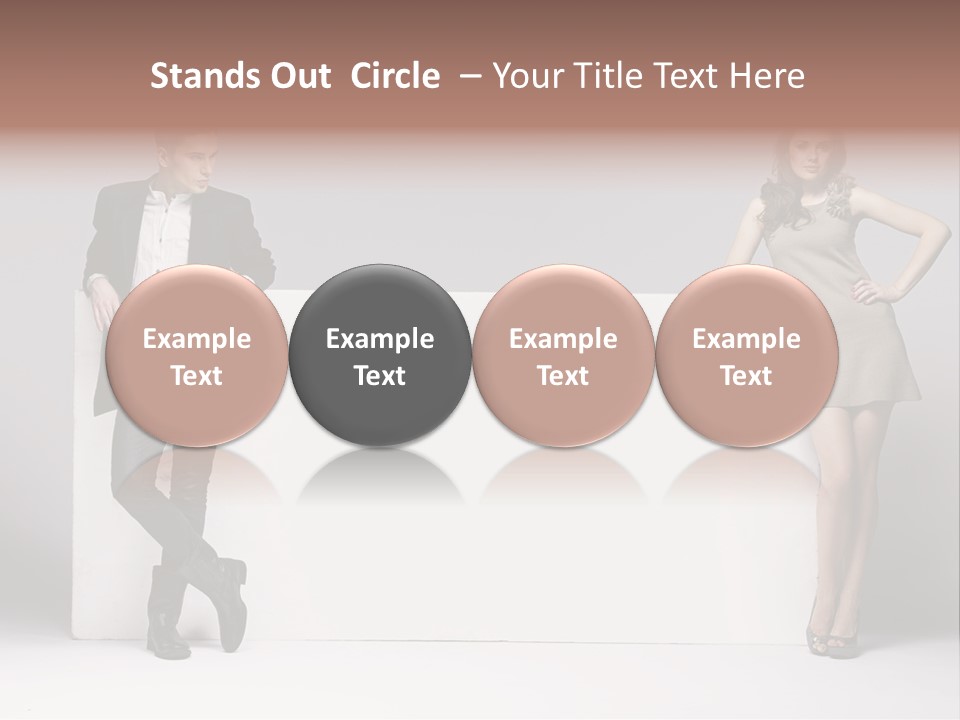 Male Person White Background PowerPoint Template