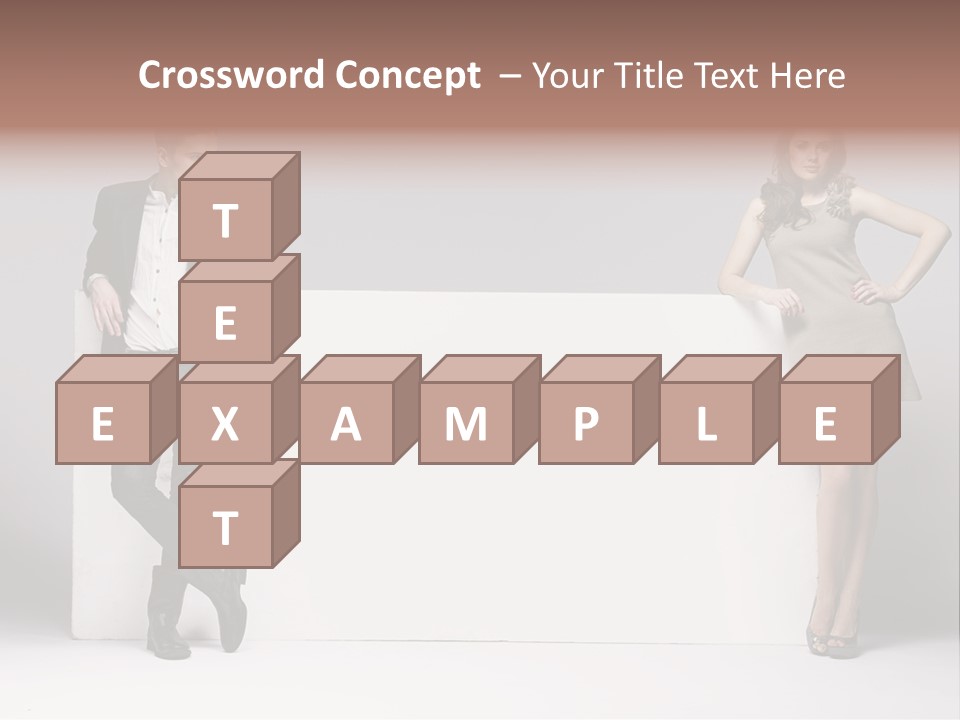 Male Person White Background PowerPoint Template