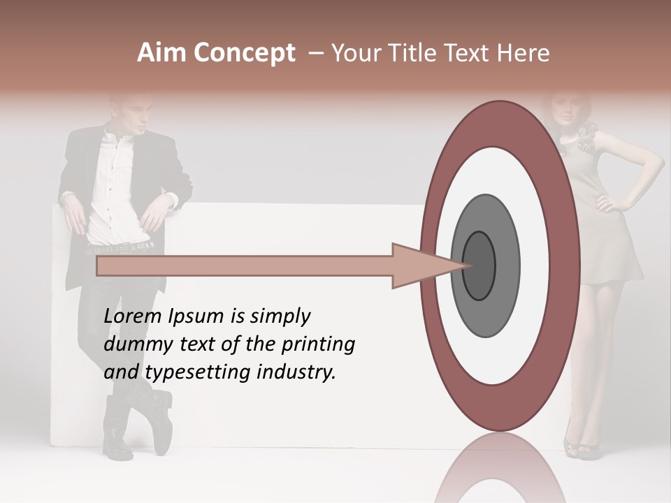 Male Person White Background PowerPoint Template