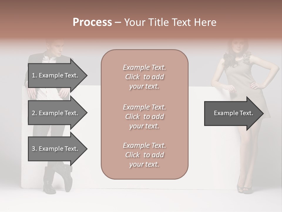 Male Person White Background PowerPoint Template