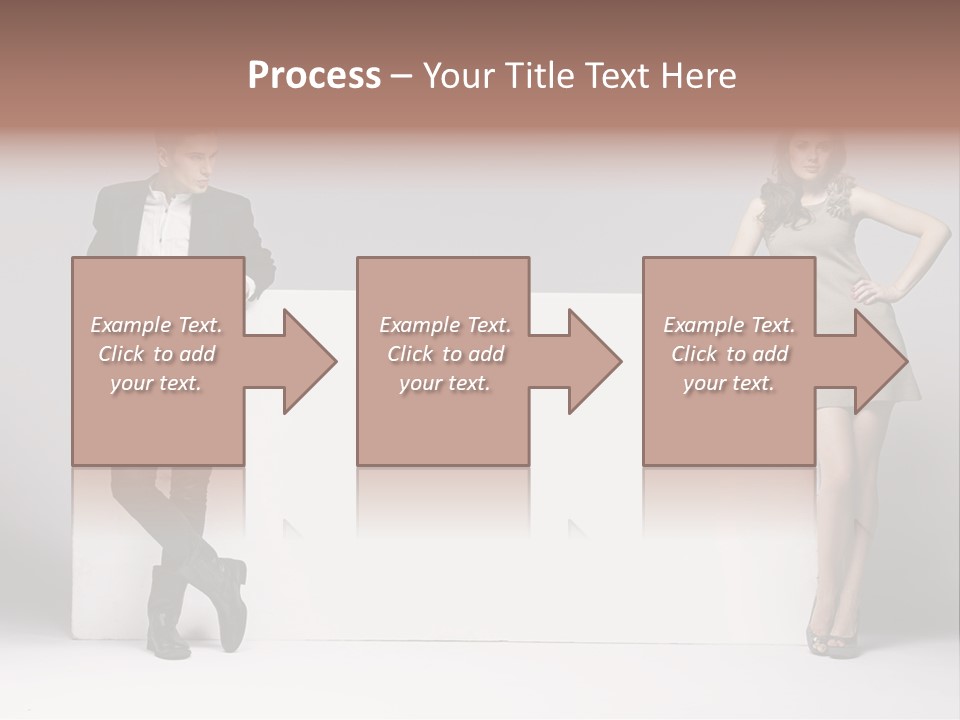 Male Person White Background PowerPoint Template