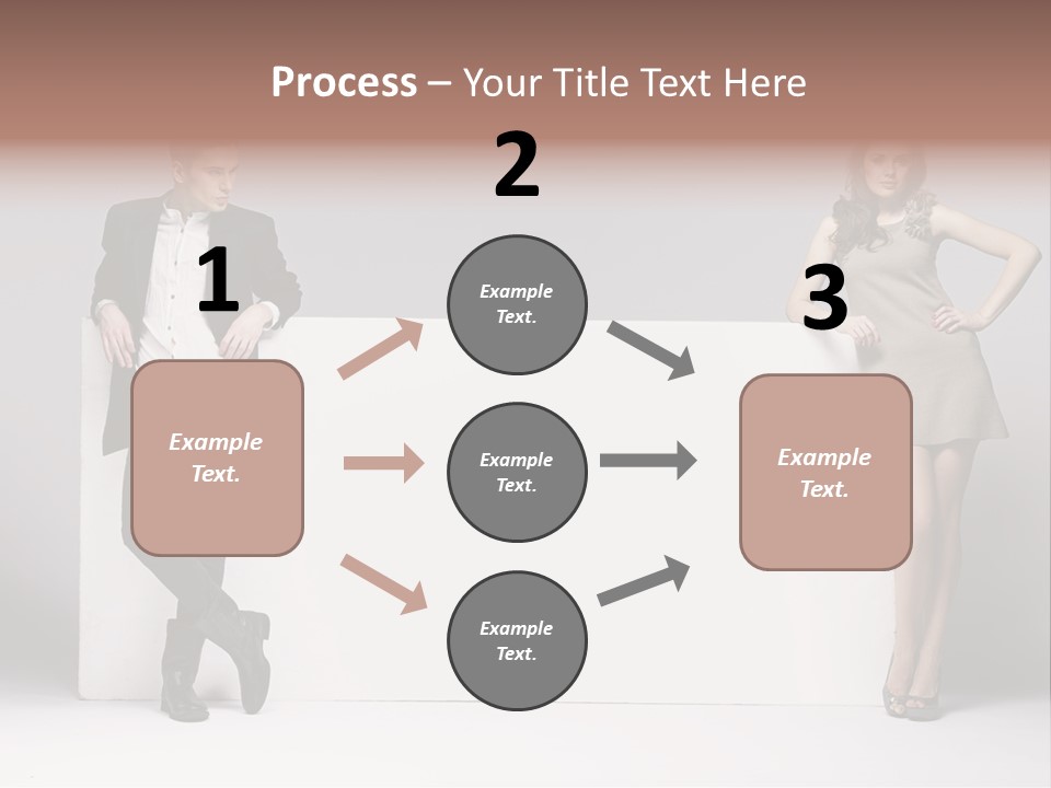 Male Person White Background PowerPoint Template