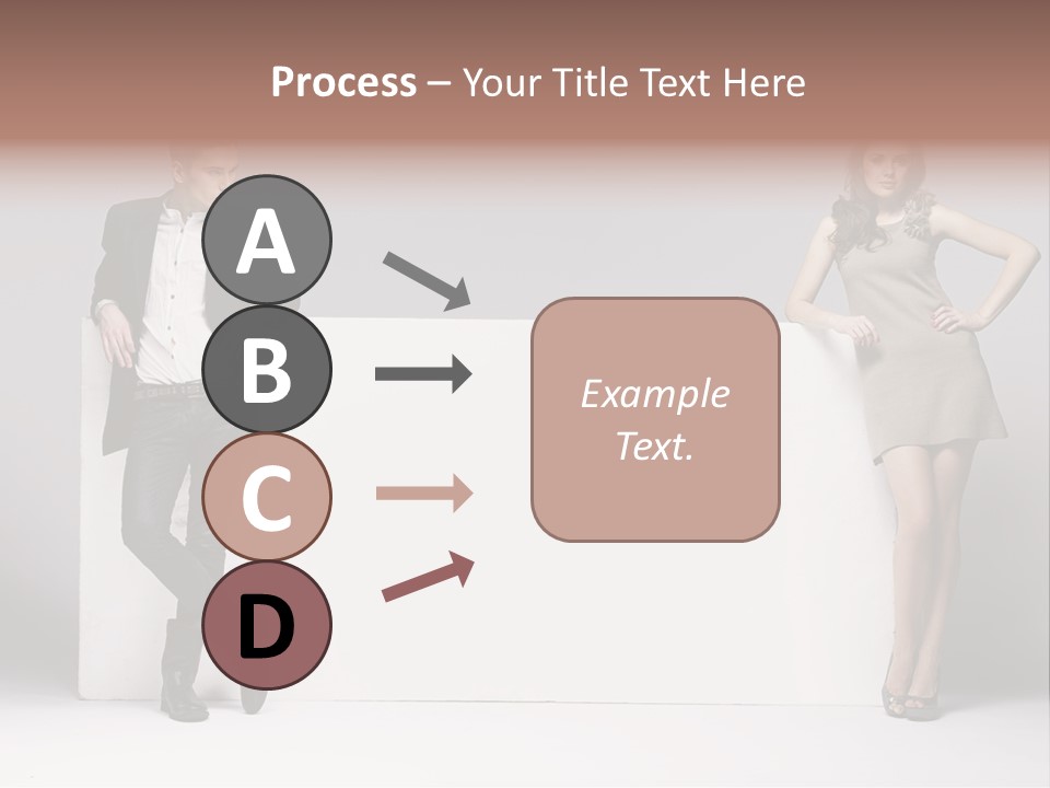 Male Person White Background PowerPoint Template