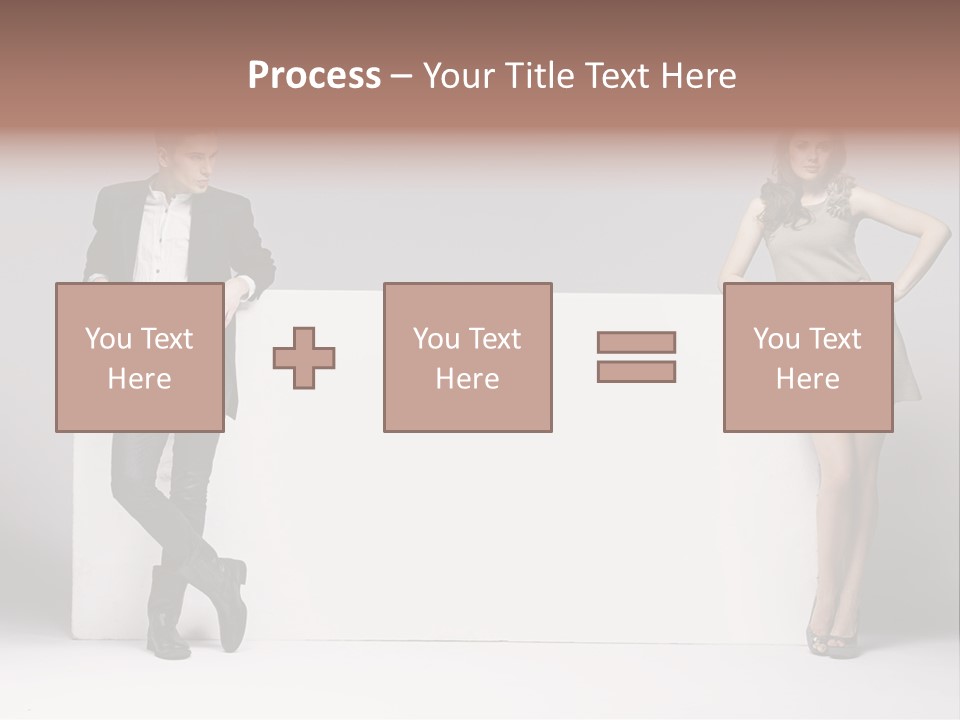 Male Person White Background PowerPoint Template