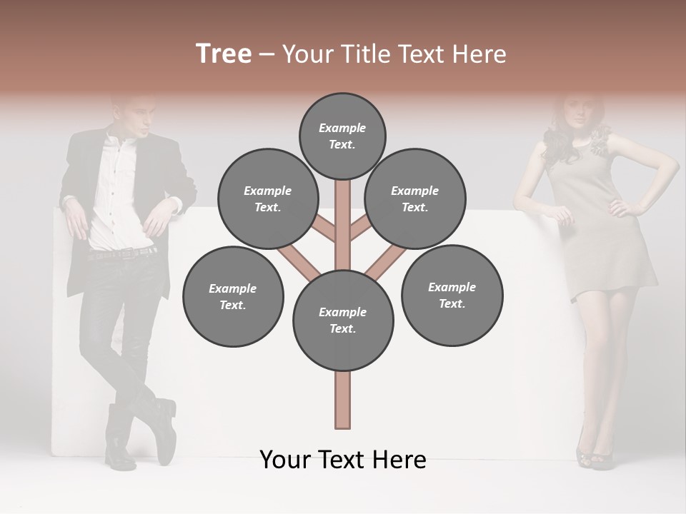 Male Person White Background PowerPoint Template