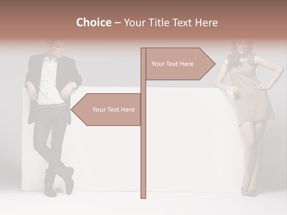 Male Person White Background PowerPoint Template