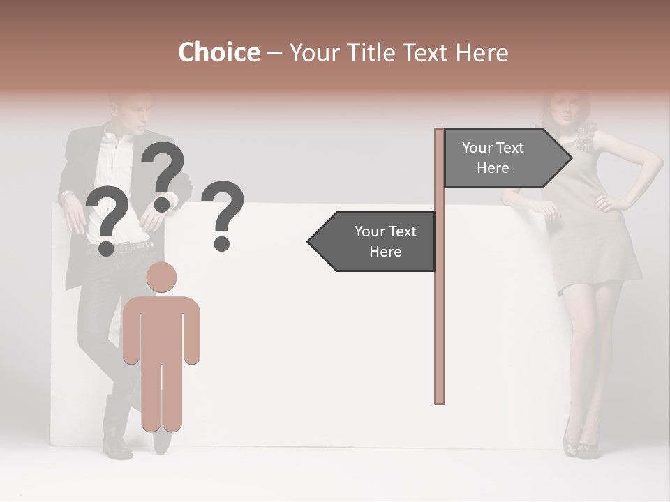 Male Person White Background PowerPoint Template