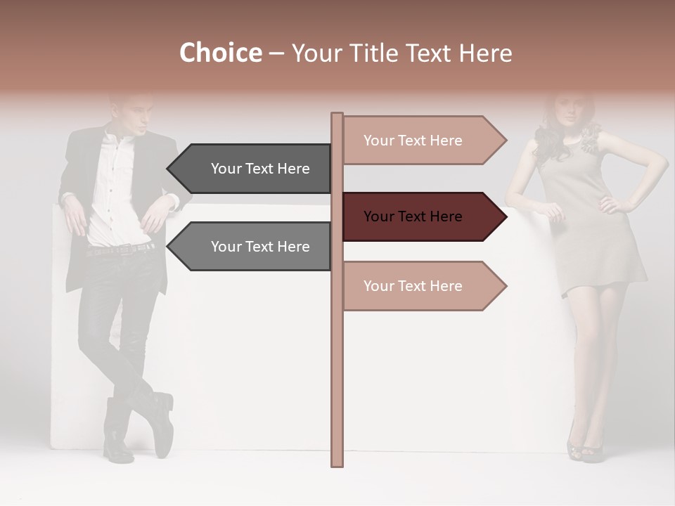 Male Person White Background PowerPoint Template