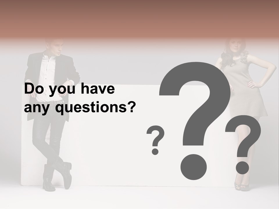 Male Person White Background PowerPoint Template