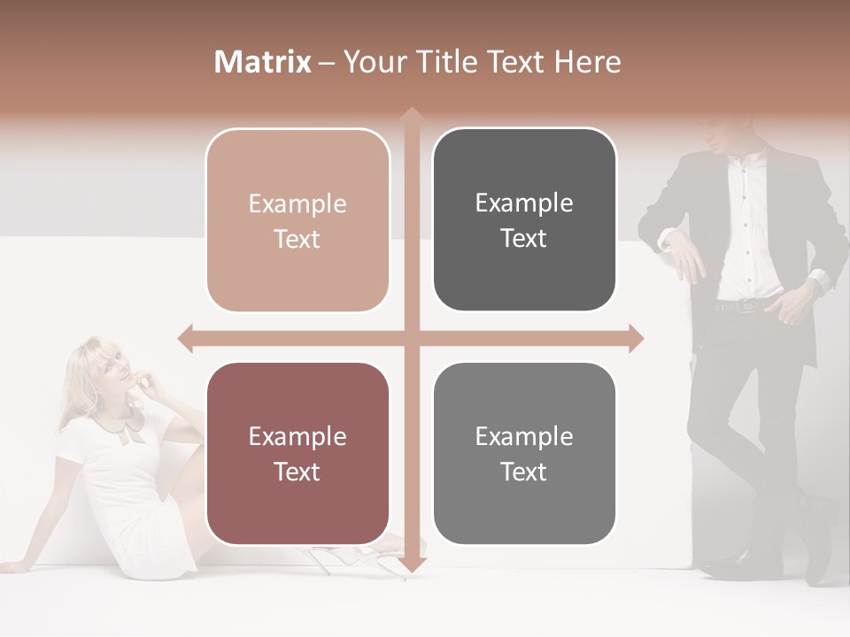 Laughter Make Up Fall PowerPoint Template