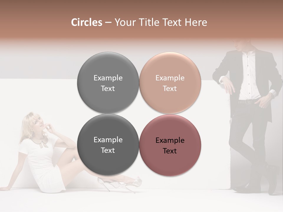 Laughter Make Up Fall PowerPoint Template