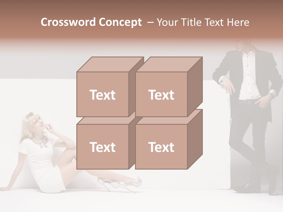 Laughter Make Up Fall PowerPoint Template