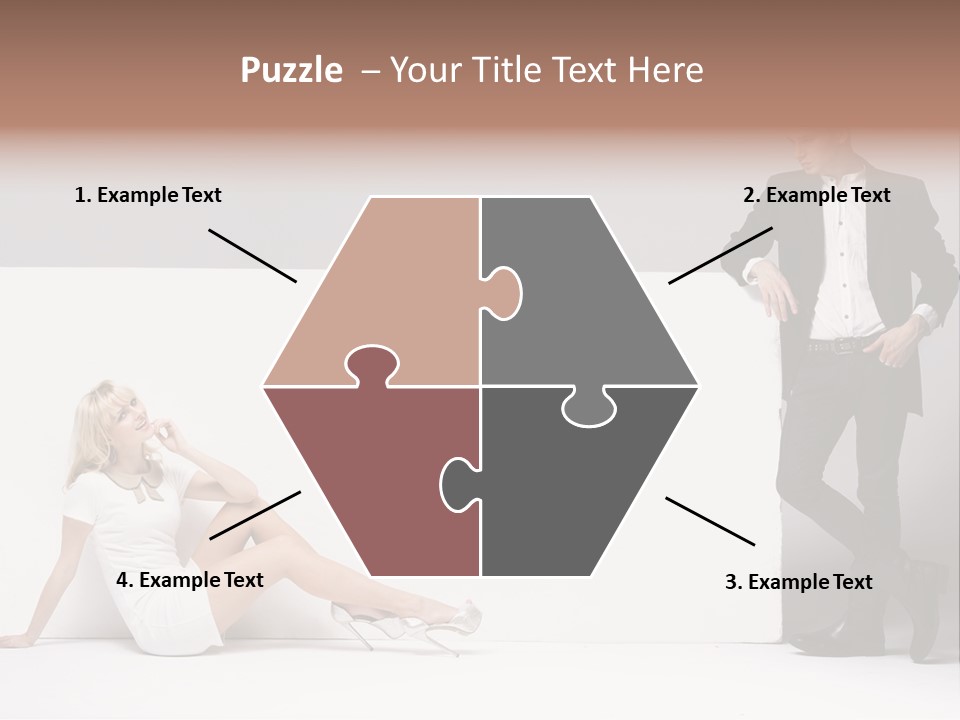 Laughter Make Up Fall PowerPoint Template