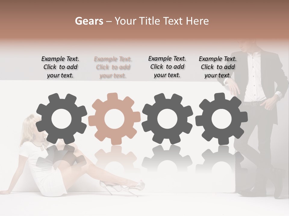 Laughter Make Up Fall PowerPoint Template