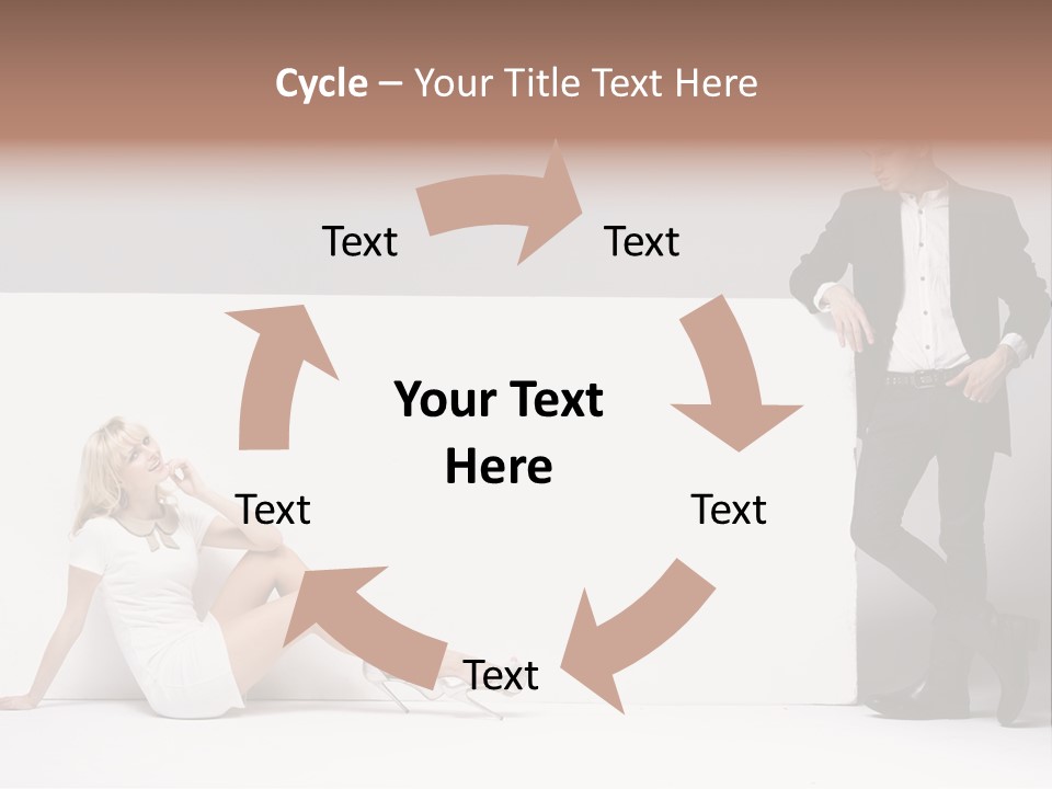 Laughter Make Up Fall PowerPoint Template