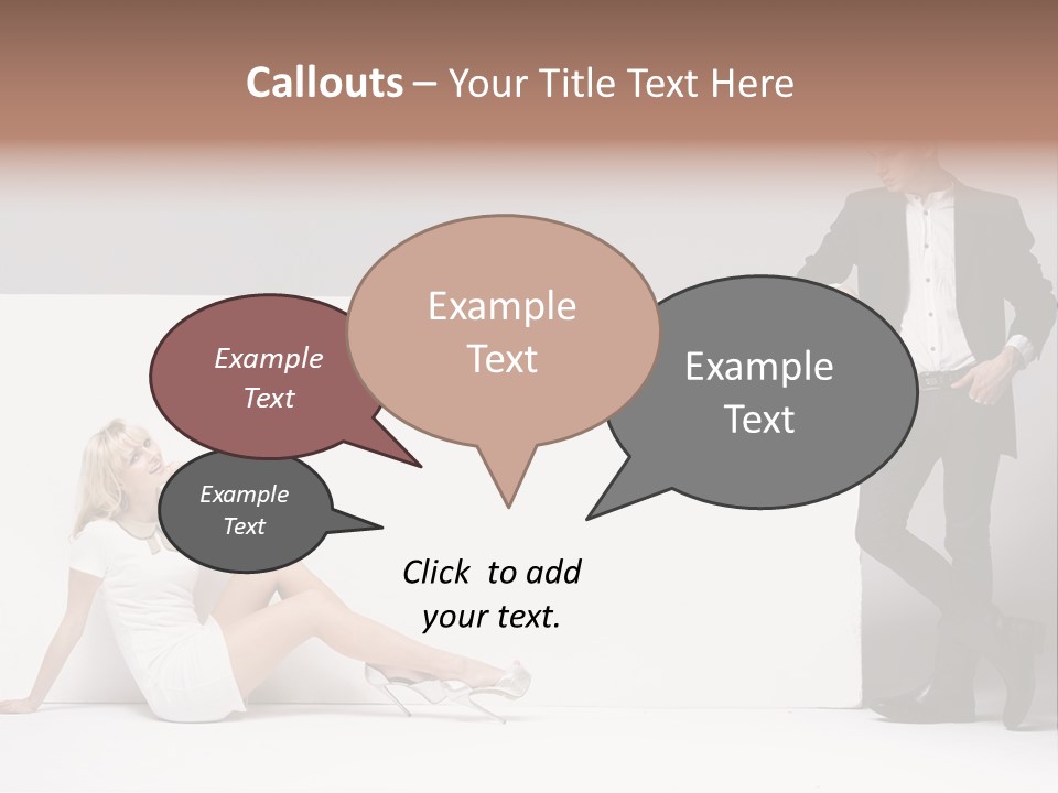 Laughter Make Up Fall PowerPoint Template