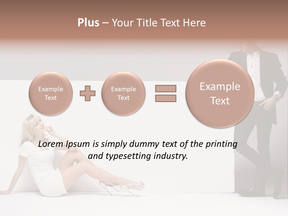 Laughter Make Up Fall PowerPoint Template