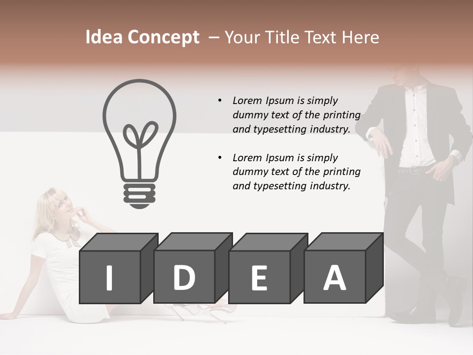 Laughter Make Up Fall PowerPoint Template